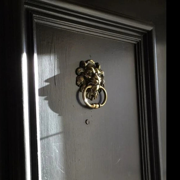 UNILOCKS Antique Lion Door Knocker Lionhead Doorknockers Lions Home Decor Including Screws From CAINIAO