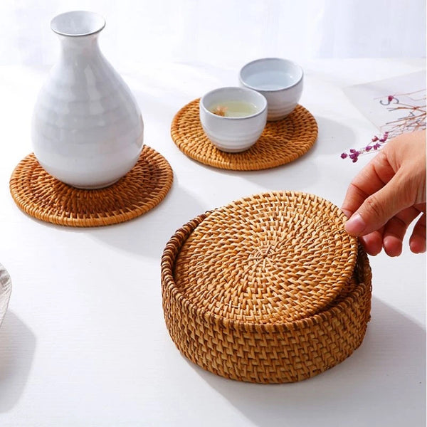 Woven Coasters and Placemats