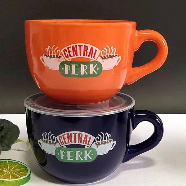 Friends TV Show Series Central Perk Ceramic Coffee Tea Cup 650ml Friends Central Perk Cappuccino Mug