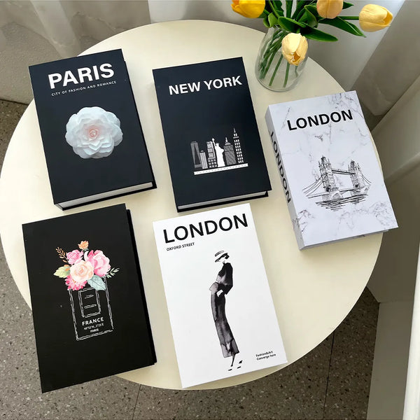 Luxury Fake Books Home Decoration Accessories for Living Room Fashion Home Decor Prop Books Simple Nordic Coffee Table Books