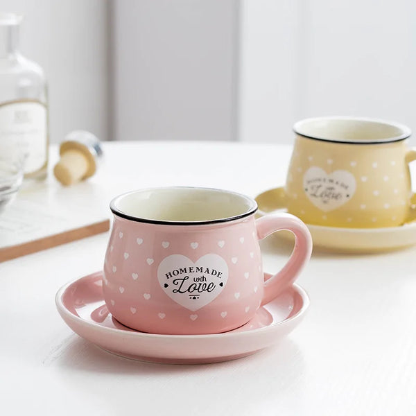 Homemade with Love Ceramic Mug Set