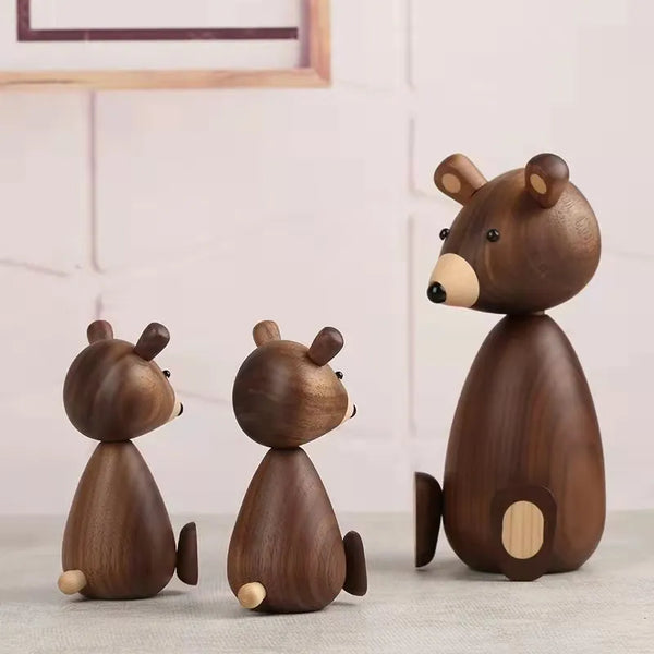 Nordic Woodland Harmony Bear Figurines