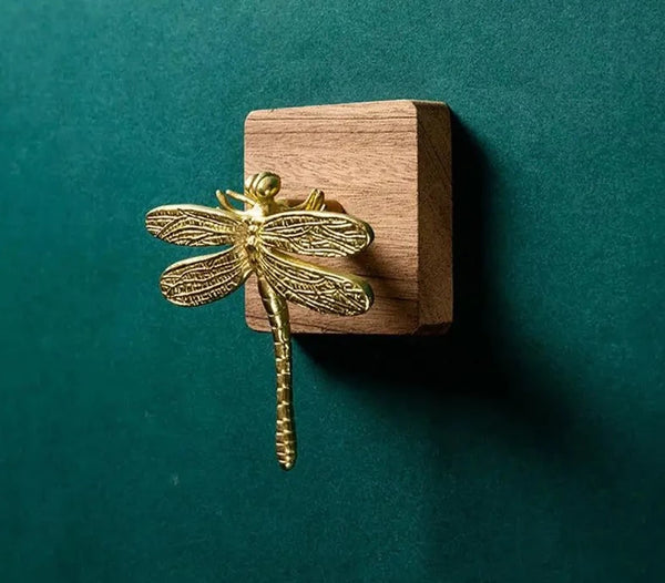 Brass Dragonfly Drawer Pulls