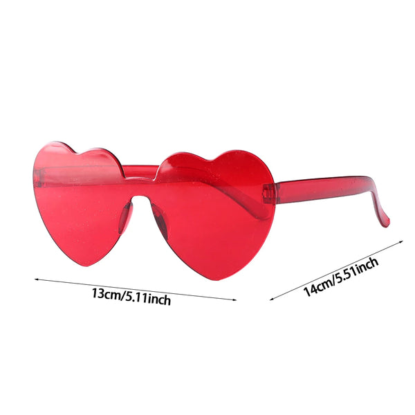 New Love Heart Shaped Glasses Headband Valentines Day Gifts Marrige Wedding Bachelor Party Decoration Hair Accessories